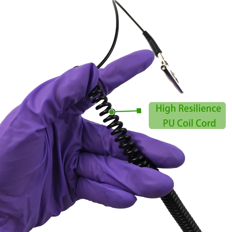 Anti Static Electricity Extendable Bracelet Anti-static Wrist Strap ESD Grounding Wristband