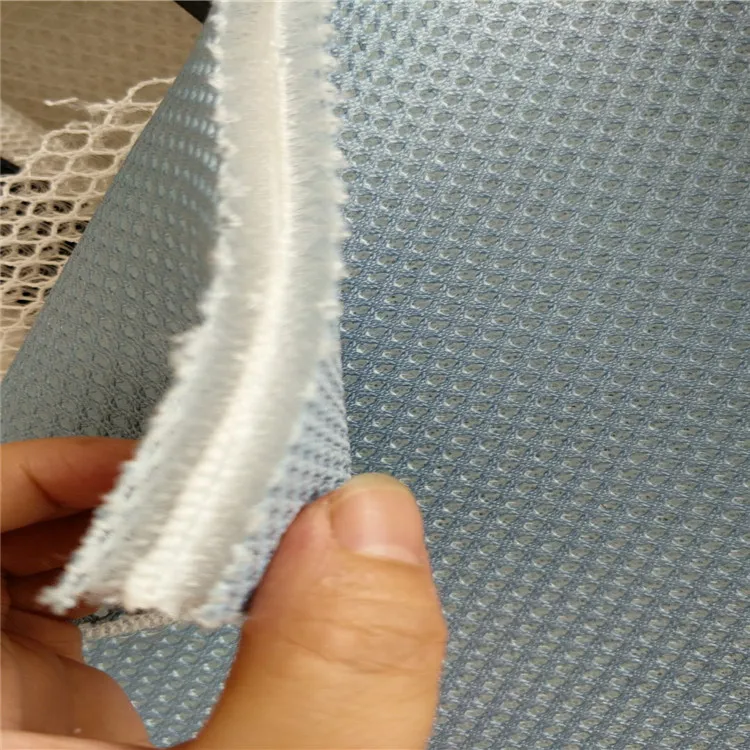 100 polyester 3D mesh fabric floor mat price beach mat mesh fabric for chair 3D air mesh for cooling mat