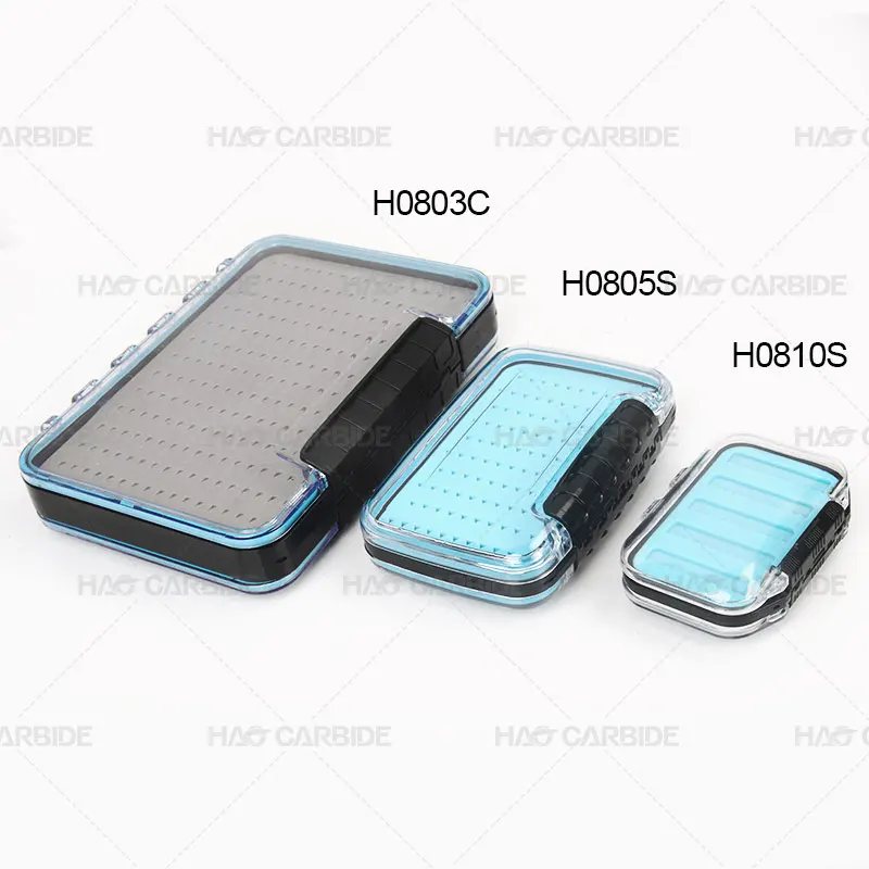 Коробка для рыбалки нахлыстом, двухсторонняя пенная водонепроницаемая коробка для рыбалки нахлыстом, коробка для снастей