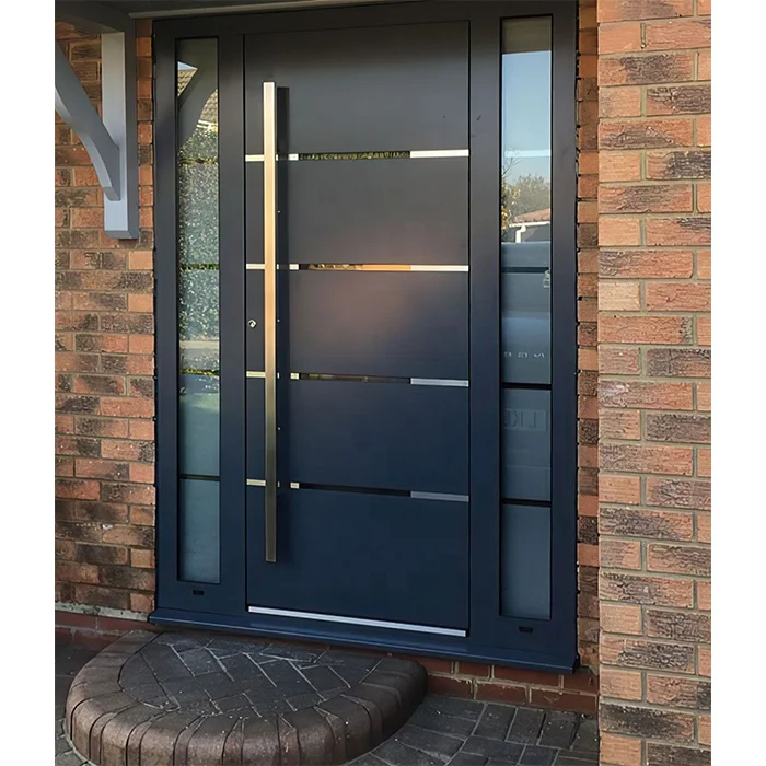 High Quality Exterior Entrance Front Main Gate Steel Security Door Modern Residential