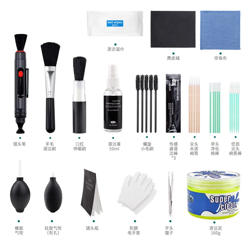 9in1 portable mobile phones cleaning kit 10ml screen cleaner spray with 30ml bonus cleaner