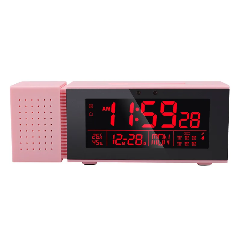 Lights Travel Digital-Radio-Clock Table Desktop And Controlled Am With Fm Digital Portable Alarm Clock Radio 24Hr Clock