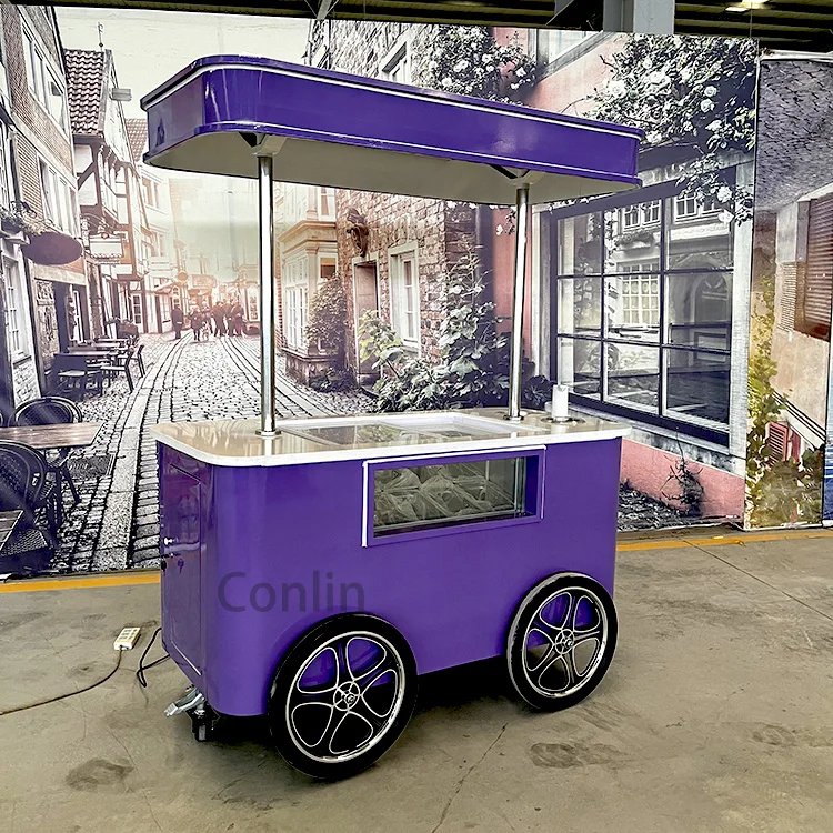 Hot selling electric scooters commercial ice cream machine ice cream carts for sale