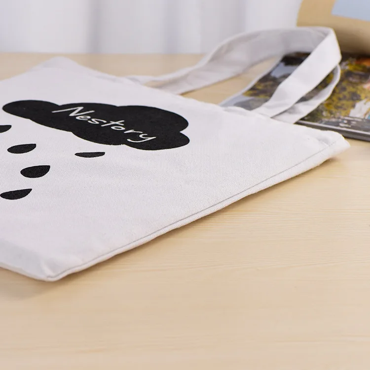 2022 Top Selling Boutique Cotton Custom printed logo Tote Designer Canvas bag