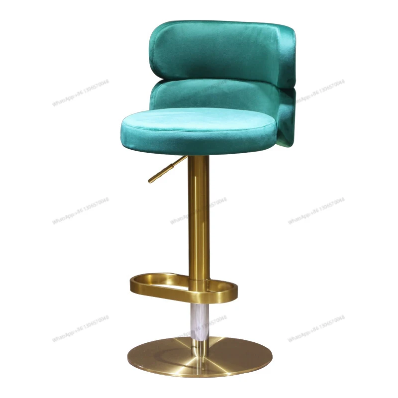 Fashionable stainless steel, bar stools, ktv modern front desk chairs, special prices, customized high