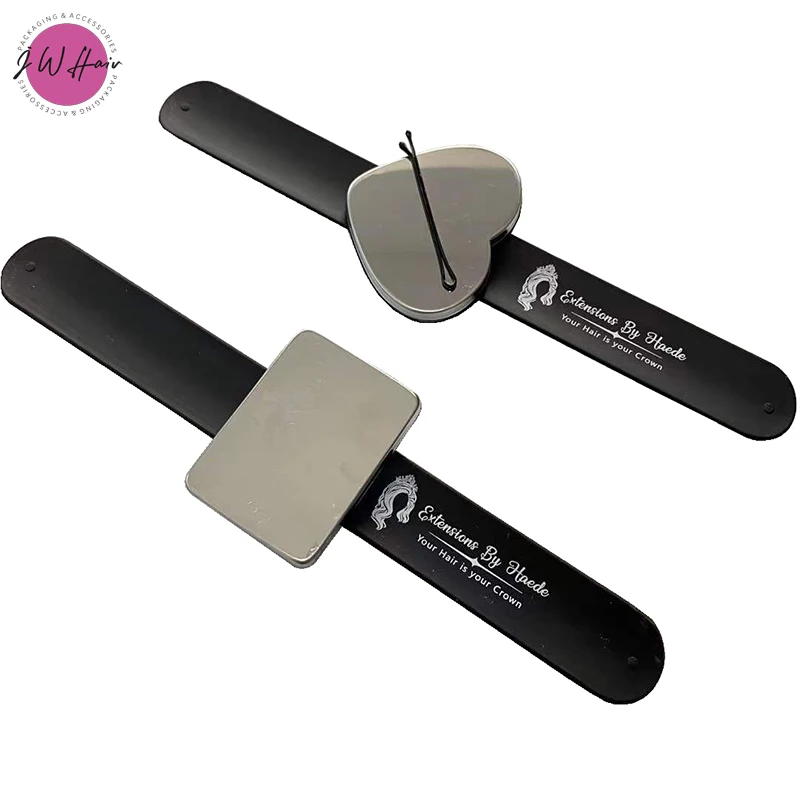 Silicone Magnet Watch Hair Salon Custom Magnetic Clip Slap Bracelets Band