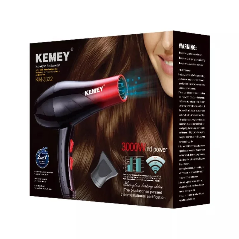 3322 фен Kemei км