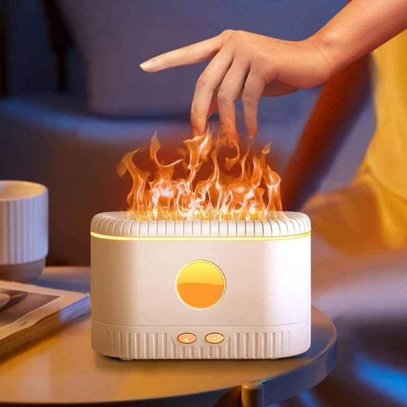 2022 новый креативный диффузор с пламенем увлажнитель воздуха hot volcano usb аромадиффузор для духов и масла