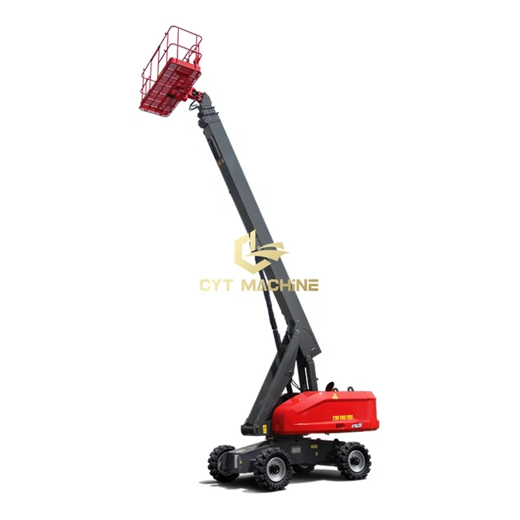 
30M Lifting Height Self-Mobile Hydraulic Telescopic Boom Lift Manlift 