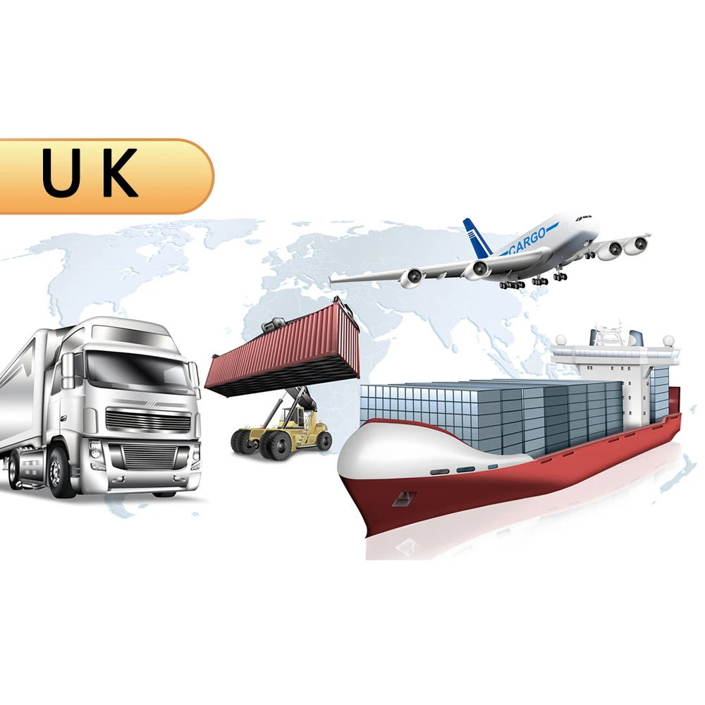 cheapest cost fast delivery door to door logistics services shipping agent china to UK on ton