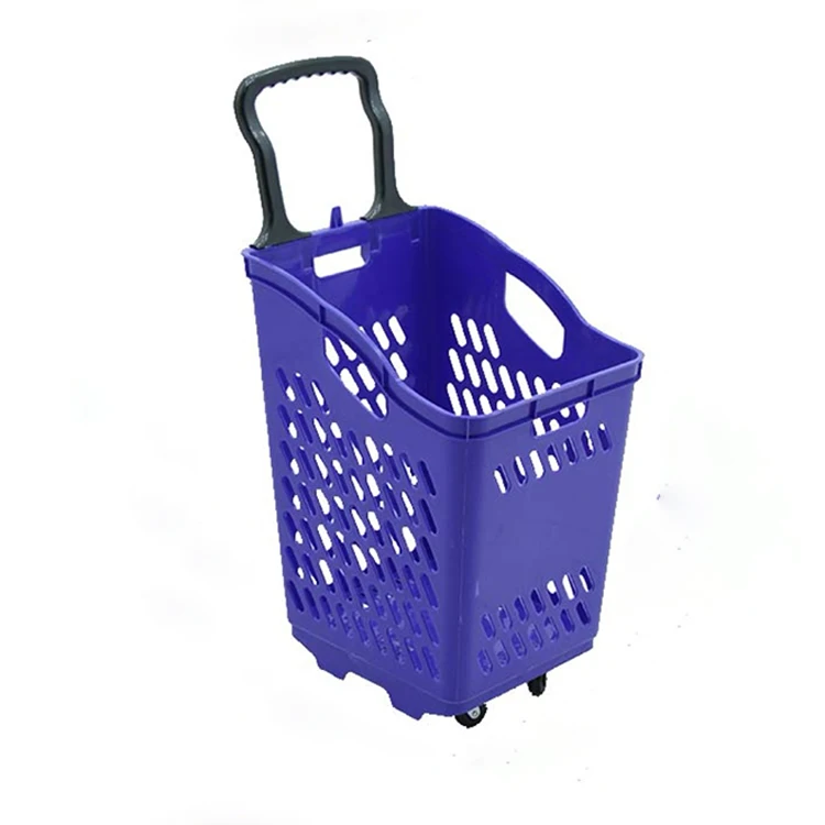 Reasonable price market plastic small grocery shopping basket made in China