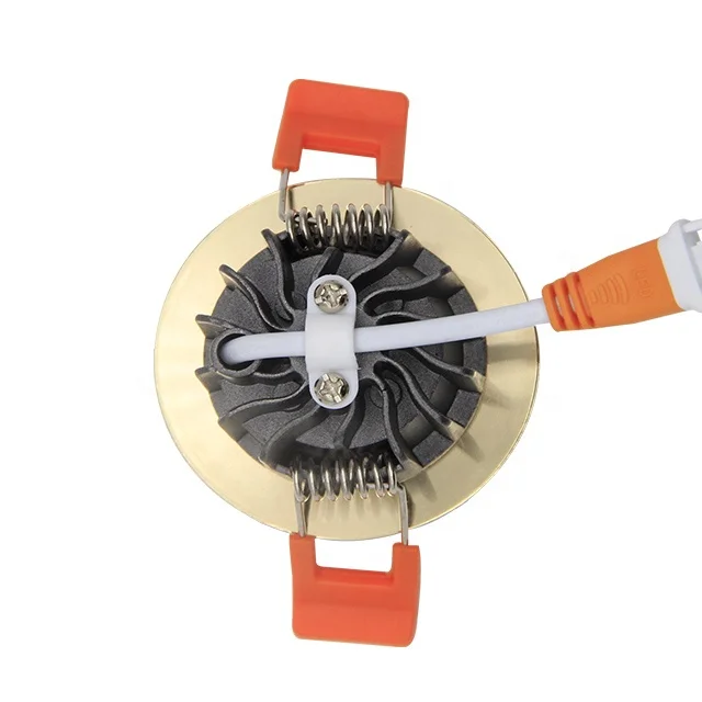 crystal LED COB ceiling spotlight lamp 3W 5W led downlight round recessed spot lights led ceiling light