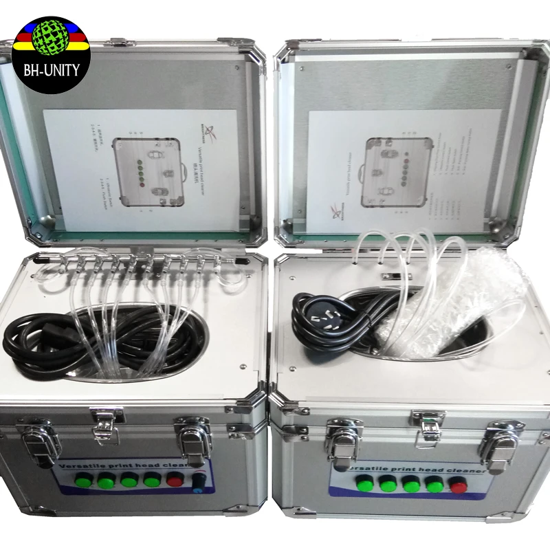 clean the Japanese Print Head Cleaning Machine 8 lines channels for Konica dx4 dx5 dx6 dx7 i3200 5113 printhead cleaner