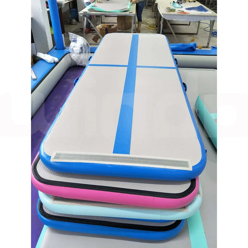 3x1x0,1 м, Домашняя гимнастика, воздушная дорожка, матовая маленькая надувная воздушная дорожка