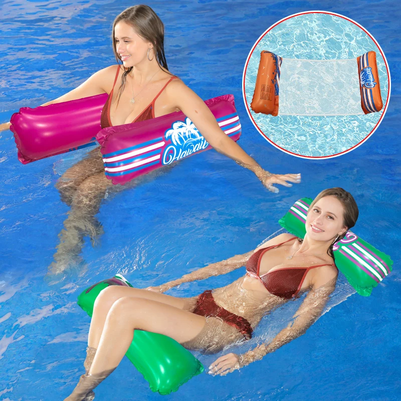 Inflatable Pool Float Hammock Water Hammock Lounges Multi-Purpose Swimming Pool Lounge Chair