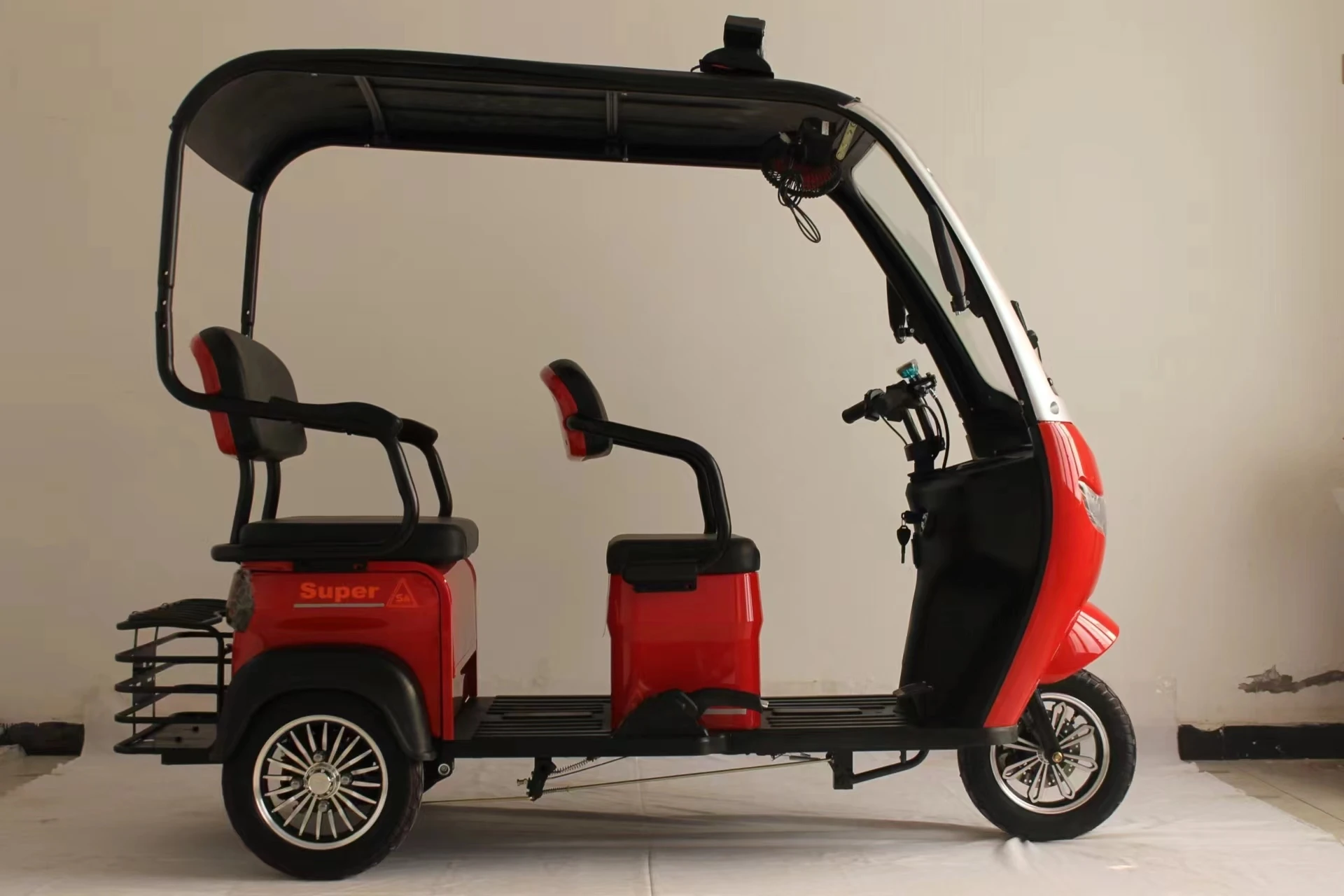 3 three wheel adults/elderly taxi solar disability electric passenger tricycle for adults