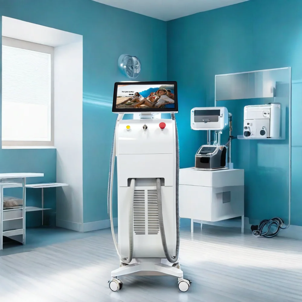 Diode Laser & YAG Laser Hair and Tattoo Removal Machine 600w Beauty Equipment for Effective Removal