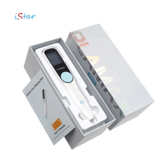 2-in-1 Ozone Eyelid Lifting Fibroblast Plasma Pen Acne Treatment Micro Plasma Pen For Wrinkle Freckle Spot Mole Removal