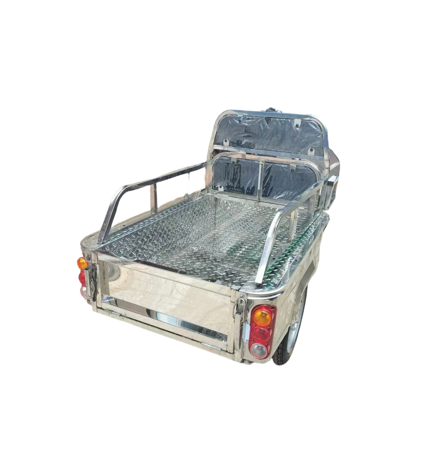 Quality 800W/1000W Strong Power Electric Tricycle with Open Body 60V 3-Wheel Rickshaw for Passenger and Cargo Carry