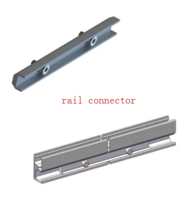 Монтажный Анодированный Алюминиевый рельс для солнечной панели на крыше