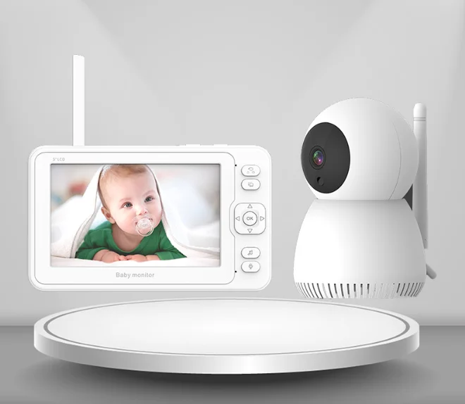Hot Selling New 5 Inch Large Screen Baby Monitor Home Wireless Baby Pet Camera Smart Monitor
