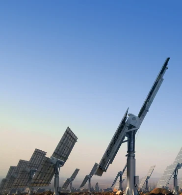 Ground mounting single dual axis solar tracking system components slew drive solar panel mounting brackets