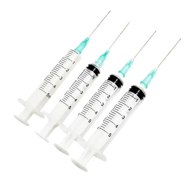 Custom 1ml 3ml 5ml 10ml 20ml 50ml Disposable plastic Luer Lock Syringe with needle injection syringe