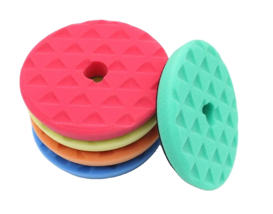 Car Drill Polishing Pad Foam Wax Applicator Pads and Cleaning Pads Soft Car Detailing Sponges for Waxing Buffing Sealing Glaze