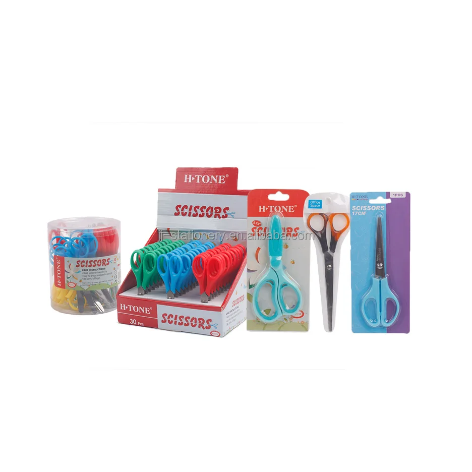 Wholesale Multi-size Household Stationery Scissors Stainless Steel Paper Cutting Scissors Office Scissors for Office