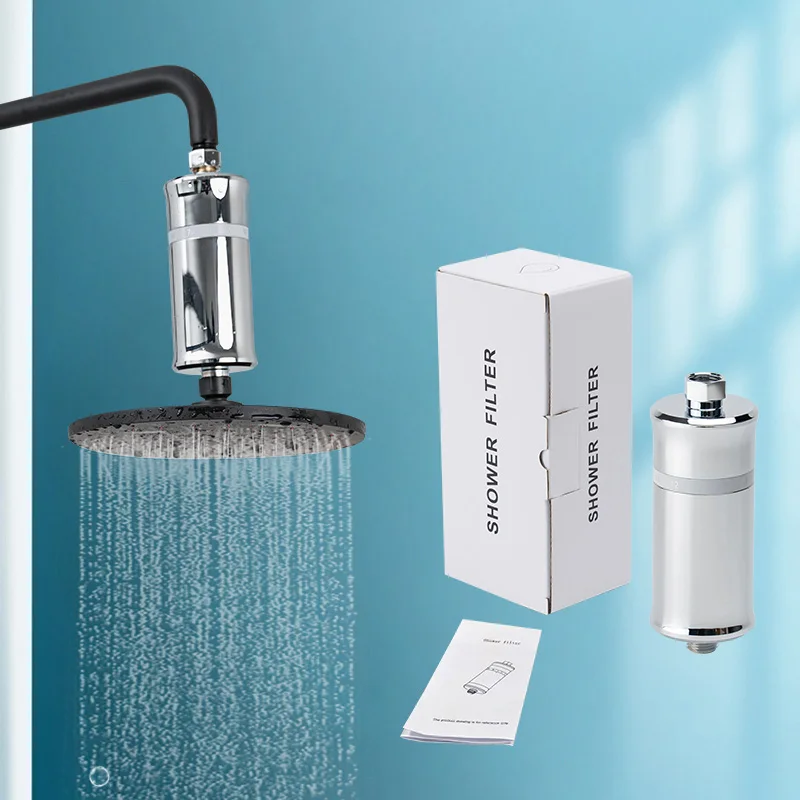 Hot Selling easy replacement skin protection shower head high pressure filter filtration