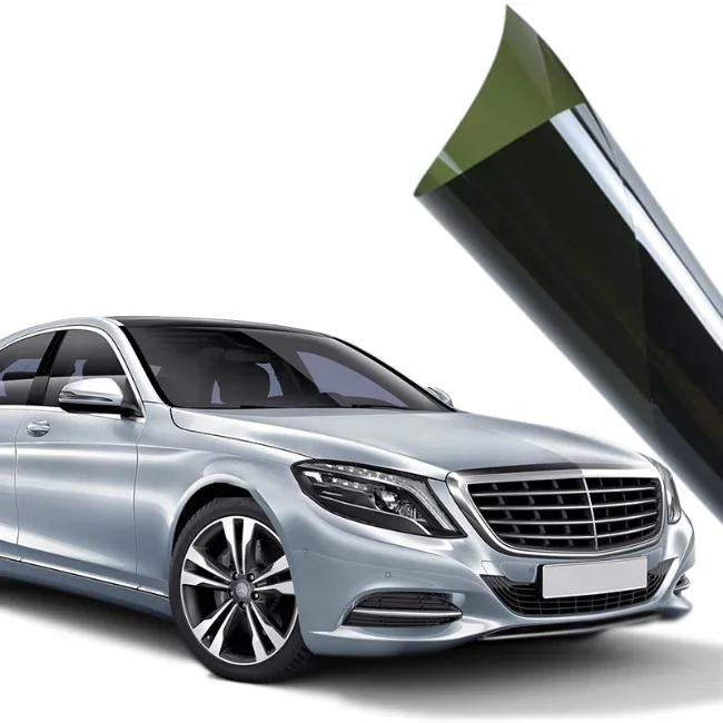 Популярный ПЭТ 2-слойная самоклеящаяся Тонировочная пленка для окон автомобиля на солнечных батареях 1,52x30 м, горячая Распродажа, низкая цена, теплоотвод UVR99 %