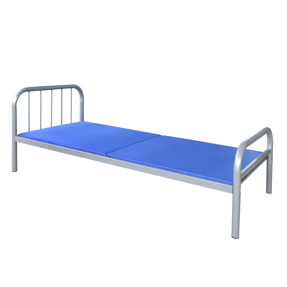 High Quality Metal Apartment Student Bunk Bed Frame Simple Loft Bed Single Dormitory Bed Design For Students