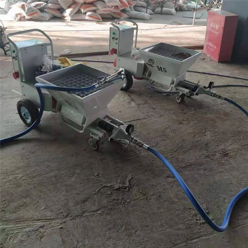 High Quality 380V 50Hz Electric Screw Sprayer Machine Wall Mortar Plaster Application Low Price New Design Pump Motor Engine