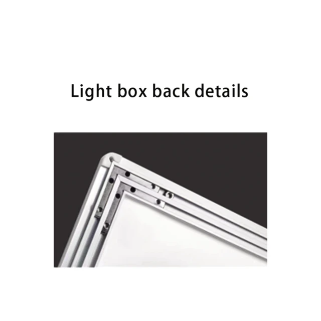 Led Picture Frame Light Box Glass Advertising Led Restaurant Menu Board Store Milk Tea Hotel Advertising Show