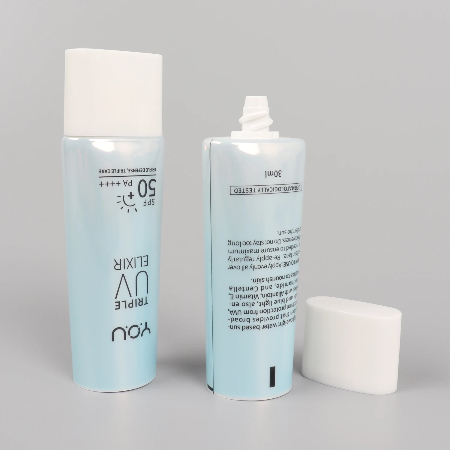 Oval Cosmetic Aluminum Barrier Laminated Tube (ABL)Tube For BB Creme