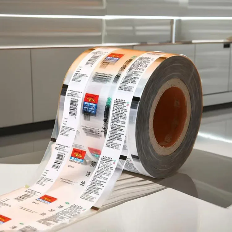 Custom Printing Soft Touch Lamination Film Aluminum Foil Packaging Roll Film For Snack Potato Chips