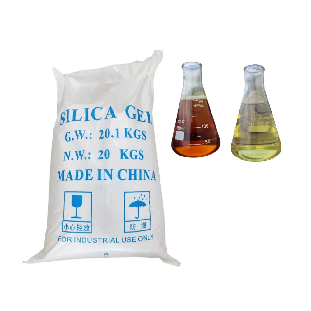 china best filter material chemical  diesel silicone decolorizing sand for waste oil