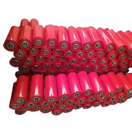 High quality antiaging antistatic Conveyor Steel Idler Roller for building materials