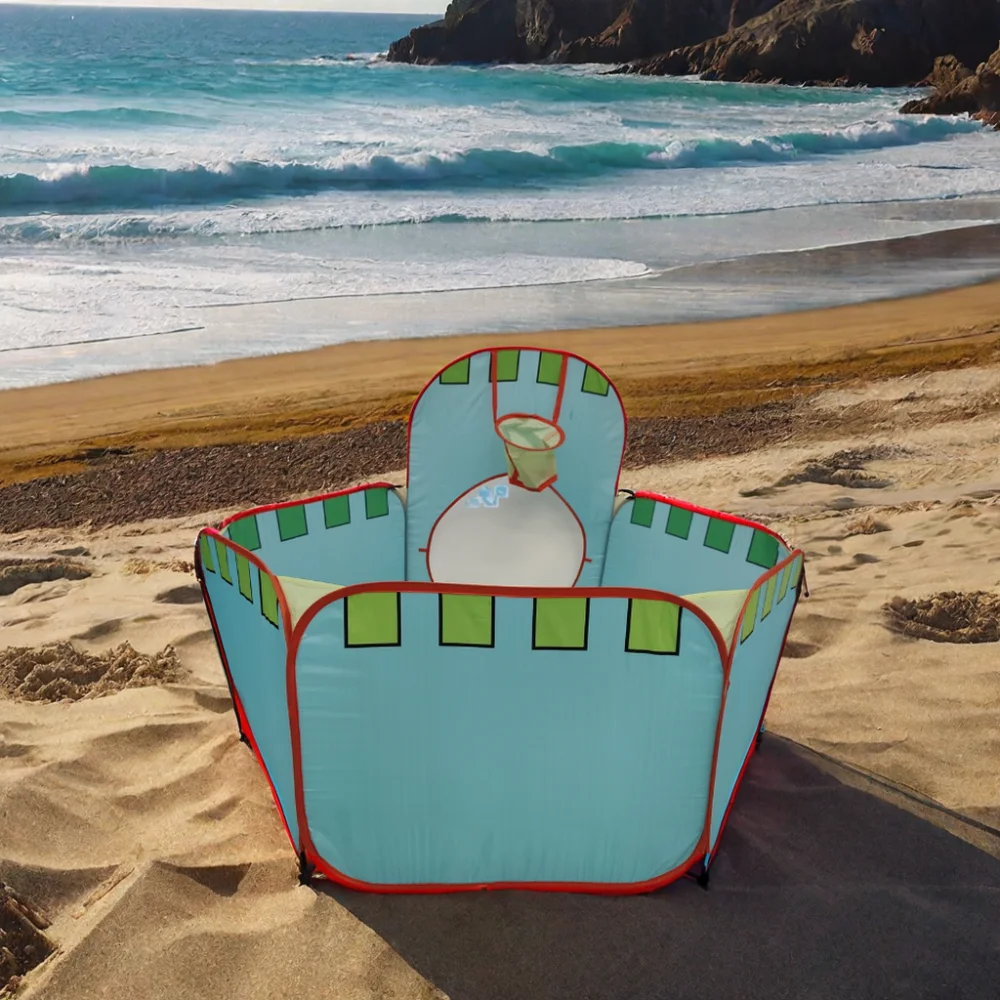 Kids Soft Sponge Decorative Sea Ball Pool Tent Ball Pit for Baby Beach Easy Play Kids Fun Toys Children Playing