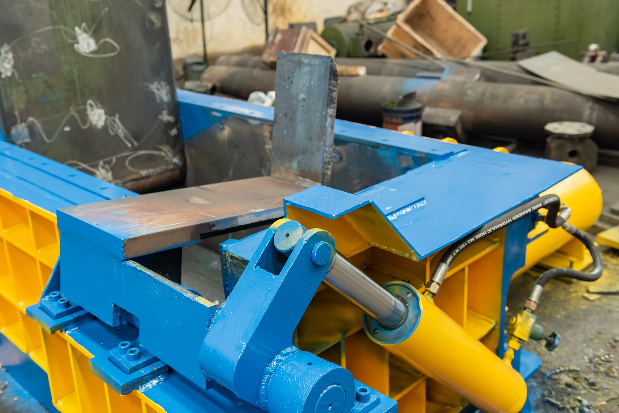 Y81-100 Horizontal Hydraulic Scrap Copper Aluminum Cans Baler Metal Baling Press Machine