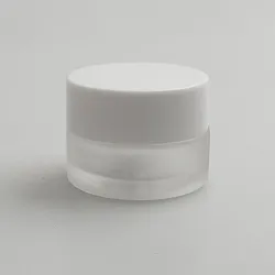lead the industry glass cream jar 5g 15g 50g glass cream jar glass packaging cosmetic jar refill