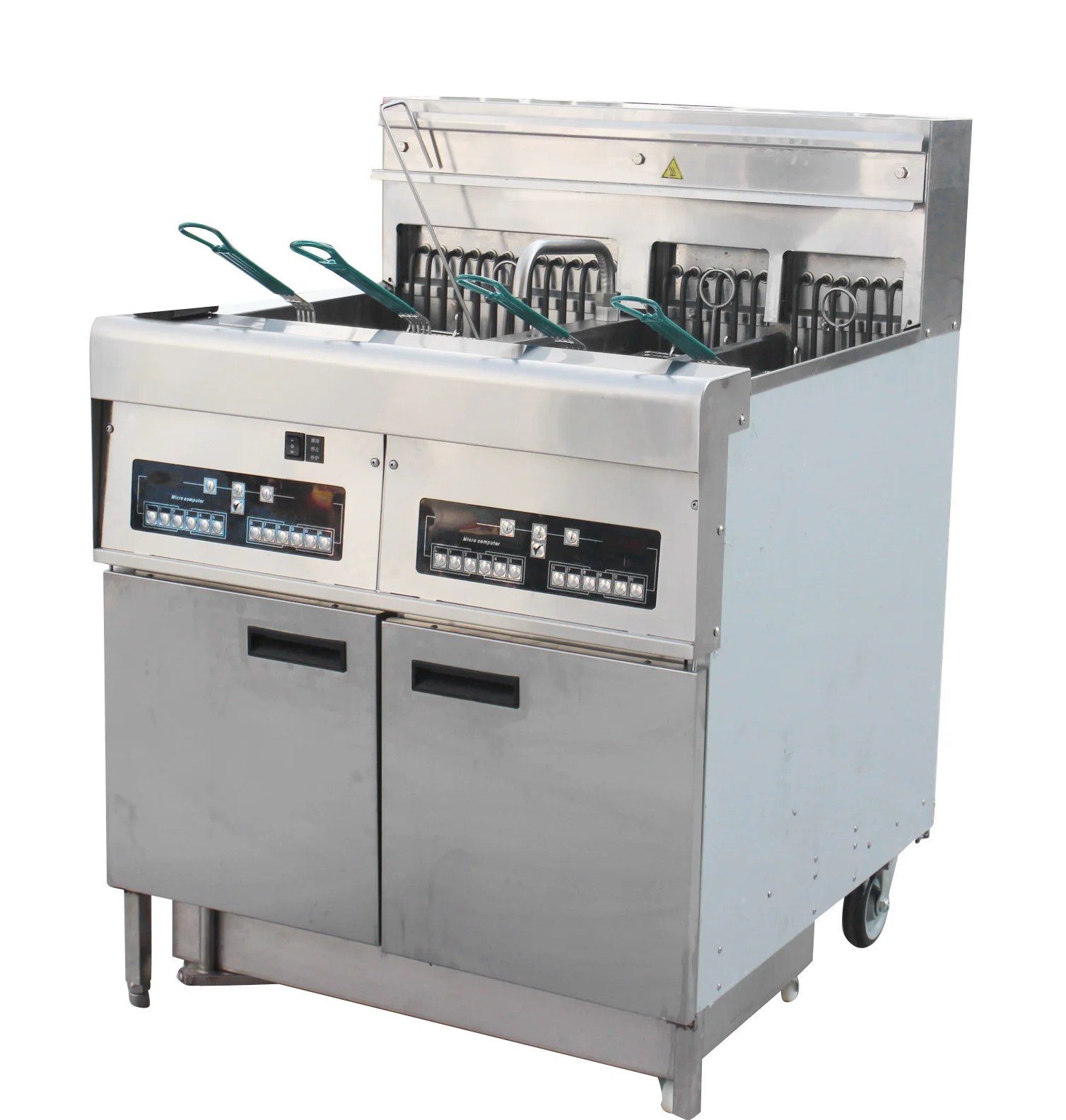 Commercial Computer Control Timer Temperature Setting Fried Furnace Frymaster Electric Deep Fryer