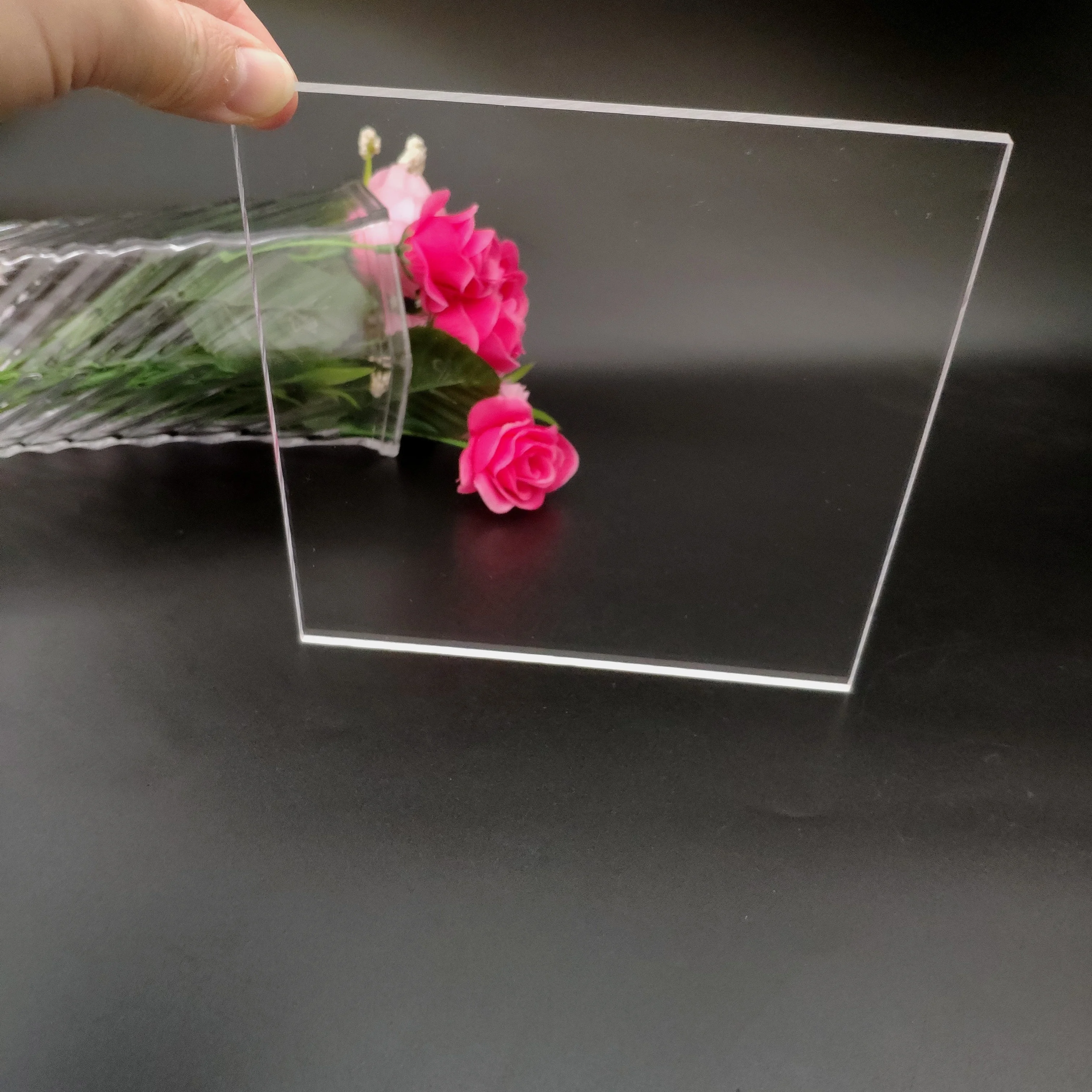 Manufacture 100% virgin  Optical Clear Transparent Pc Polycarbonate film/sheet 1mm cut to size