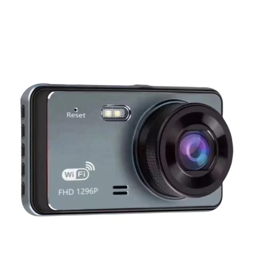 New 1296p Wide Angle  4-inch touch screen WiFi IPS screen 1296P 170 Degree Wide Angle dual lens dashcam