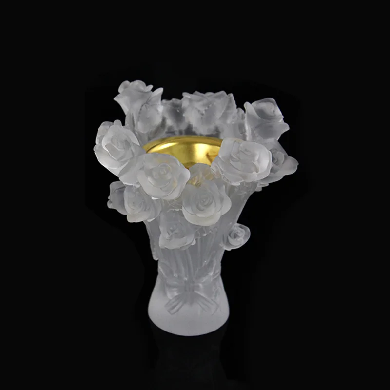 Fengming New Rose Bakhoor Burner Crystal Incense Burner Incense CN;GUA LOGO SANDALWOOD Indian Can Be Customized Color Customized