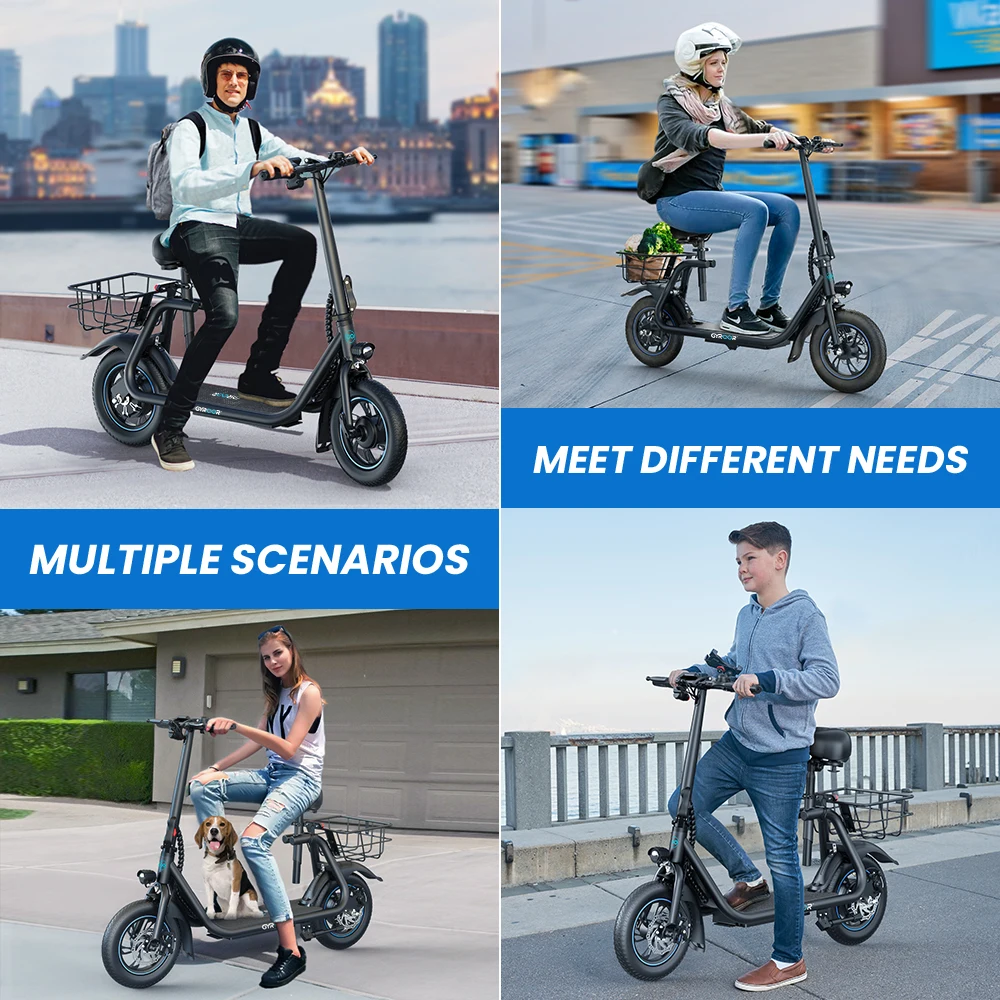 Gyroor electric city bike 450w 48v 12ah foldable electric bike low speed 20km/h Japanese style electric bicycle for men women