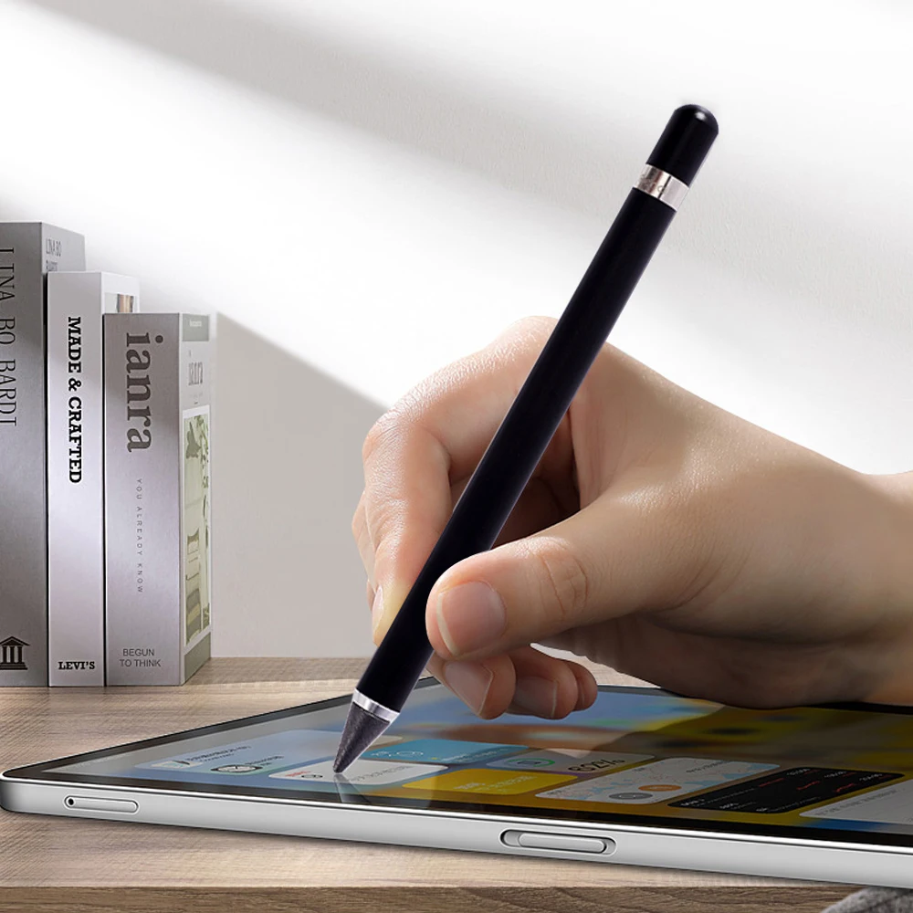 High Sensitivity Drawing And Handwriting Metal Pen Universal Stylus Touch Pen For Android Capacitive Screen Tablet