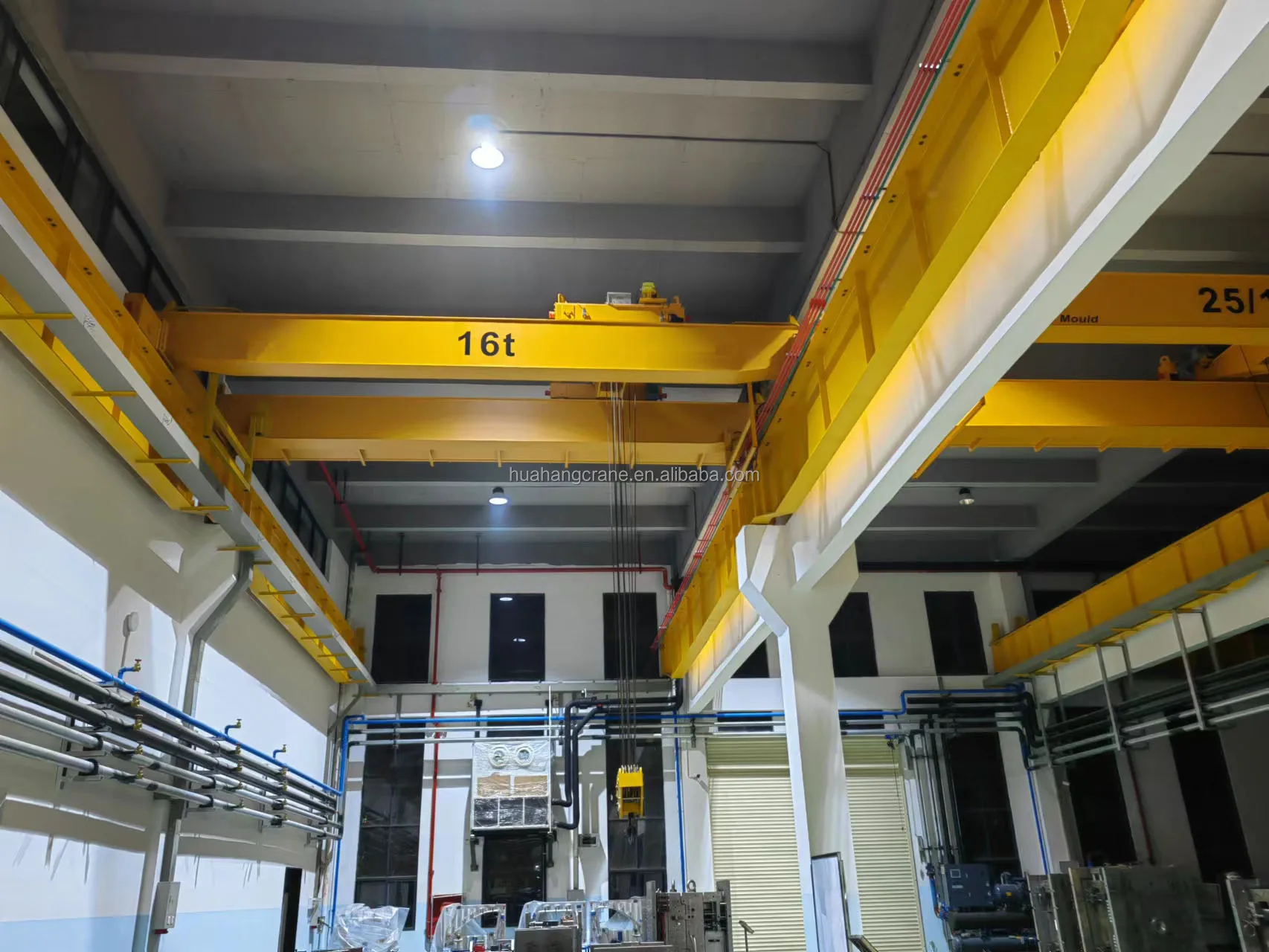 Electric Winch Type Low Power Consumption Factory Building Workshop Overhead Crane with Cabin  from 1-100 ton