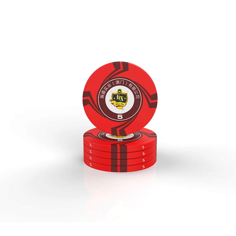 World Poker Tour Ceramic Poker Chips With Logo