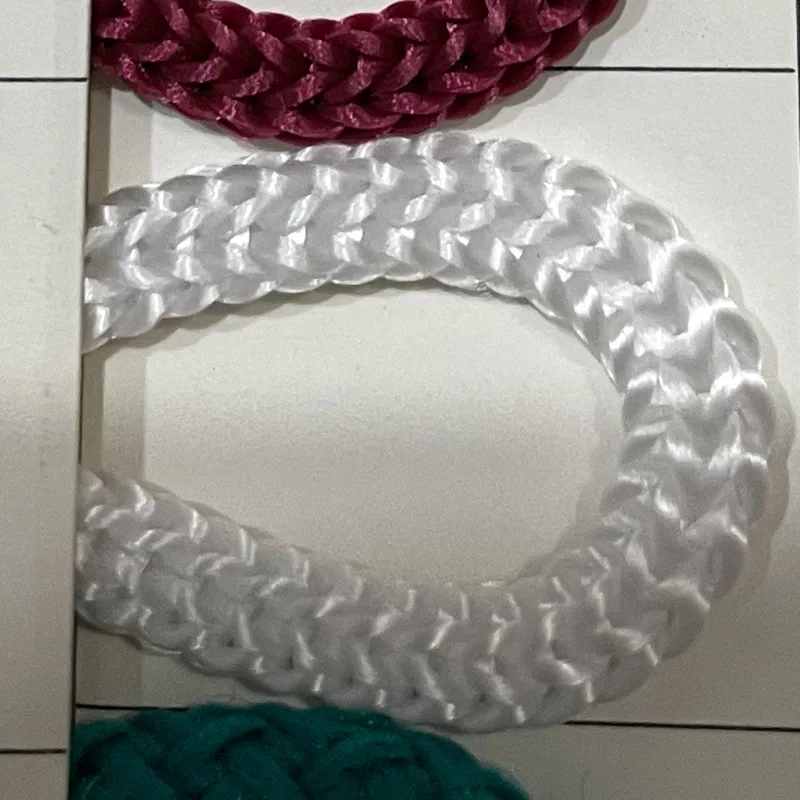 Manufacturers crochet knitting pp cord 3mm polyester braided cord